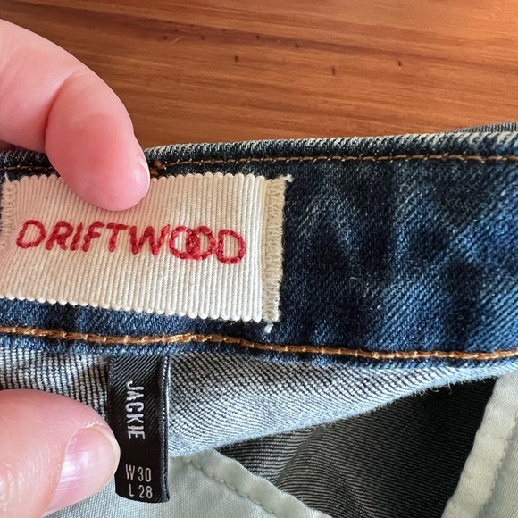 DRIFTWOOD Jackie Blue Jeans with Colorful Side Stripes Beaded - Picture 6 of 6